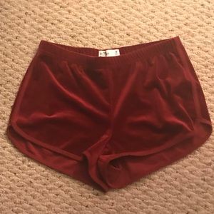 Red Velvet Shorts